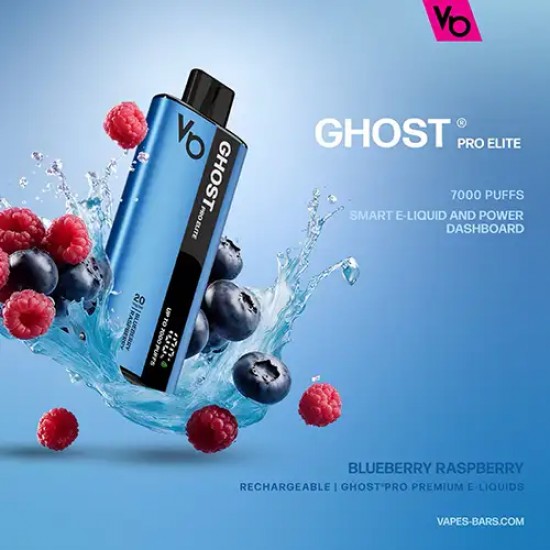 Ghost Disposable 7000 Puffs Blue Raspberry Ghost Disposable 7000 Puffs Blue Raspberry