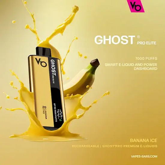 Ghost Disposable 7000 Puffs Banana Ice Ghost Disposable 7000 Puffs Banana Ice
