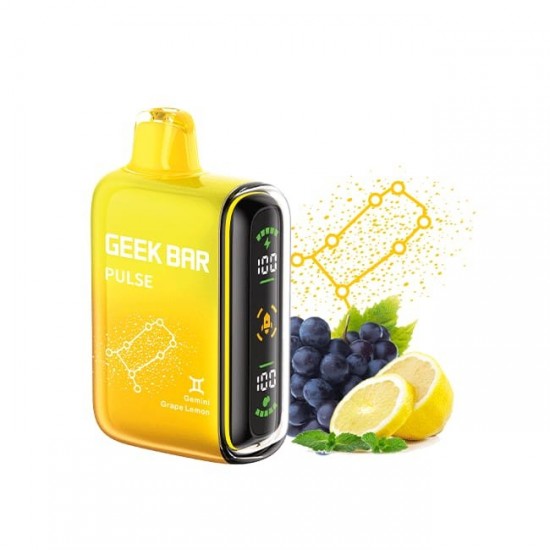 Geek Bar 15000 Puffs Grape Lemon Geek Bar 15000 Puffs Grape Lemon