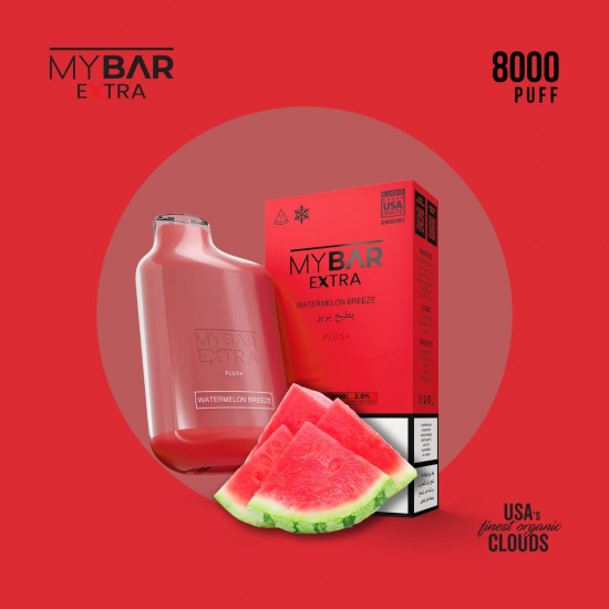 My Bar Extra 8000 Puffs Watermelon Breeze My Bar Extra 8000 Puffs Watermelon Breeze
