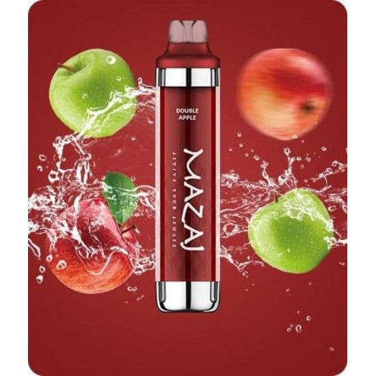 Mazaj black 8000 Puffs double apple Mazaj black 8000 Puffs double apple