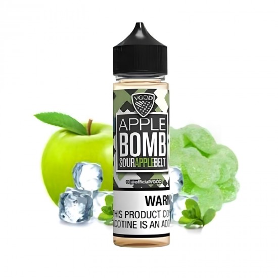 Vgod Bomb Apple Ice 60 Ml Vgod Bomb Apple Ice 60 Ml