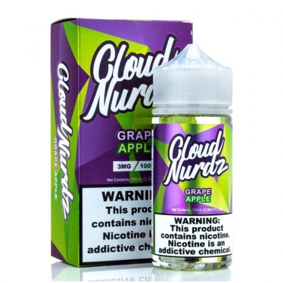 Cloud Nurdz Grape Apple 100 Ml Cloud Nurdz Grape Apple 100 Ml