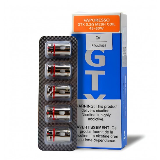 Coil Vaporesso GTX Mesh 0.2 Ohm Coil Vaporesso GTX Mesh 0.2 Ohm
