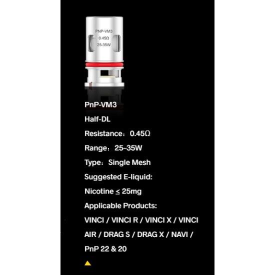 Coil Voopoo PNP-VM3 Coil Voopoo PNP-VM3