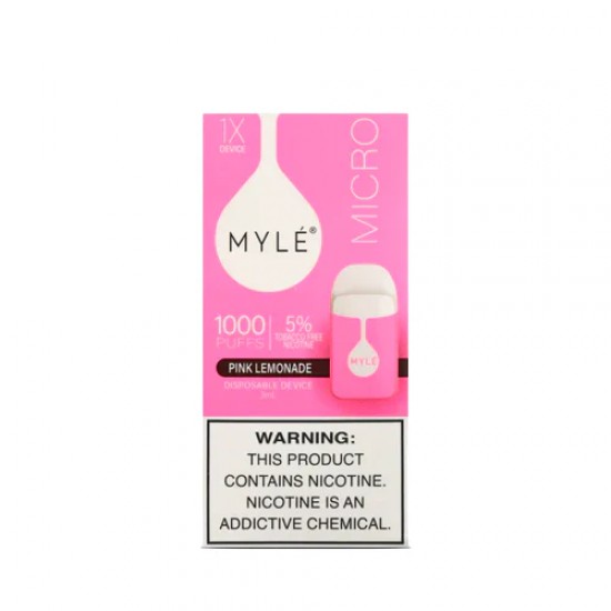 Myle Micro disposable 1000 Puffs Pink Lemonade