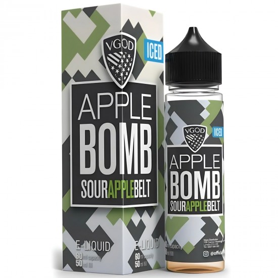 Vgod Bomb Apple Ice 60 Ml Vgod Bomb Apple Ice 60 Ml